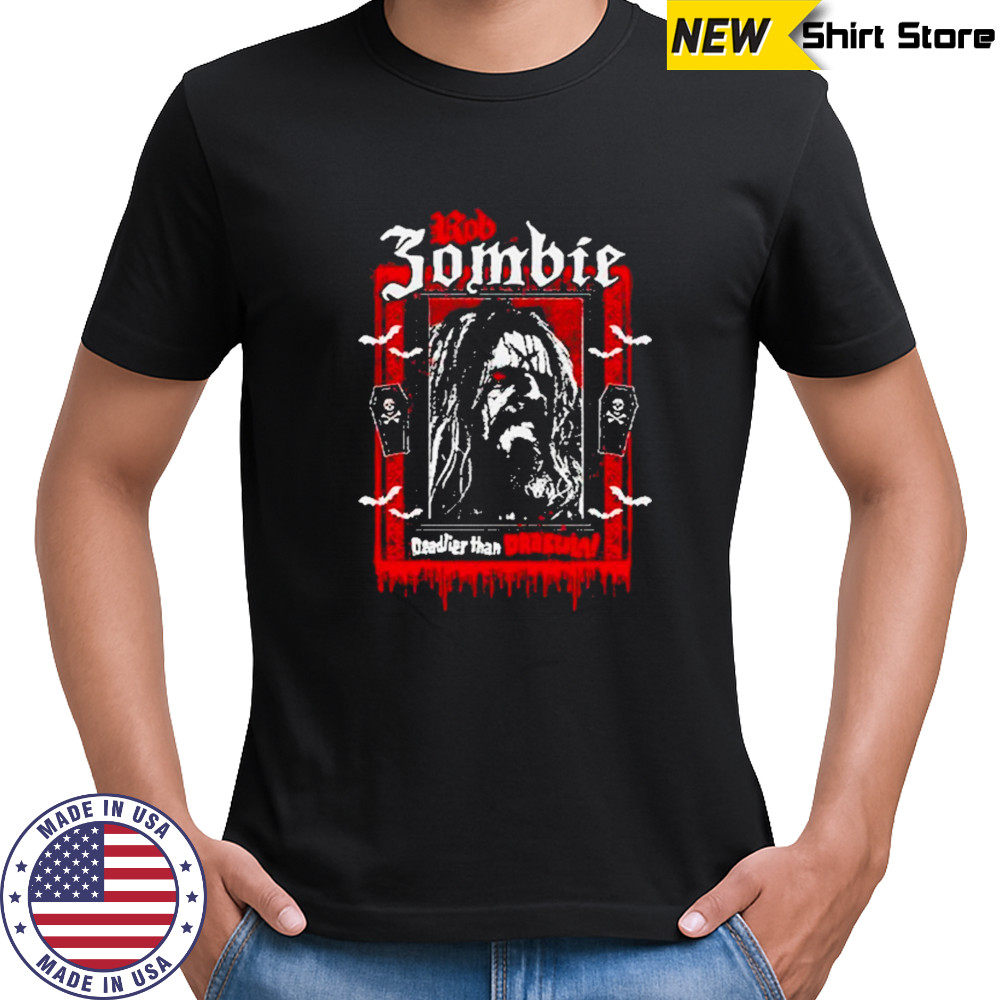 Rob Zombie Deadlier Than Dracula T-Shirt