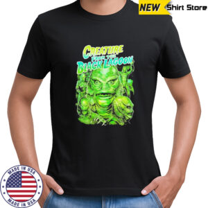 Rock Rebel Universal monsters creature from the black lagoon collage shirt