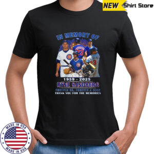 Ryne Sandberg Forever 23 Forever A Cubs Thank You For The Memories T-Shirt