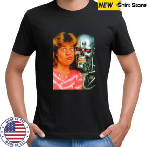 Sarah Connor and Terminator Selfie shirt