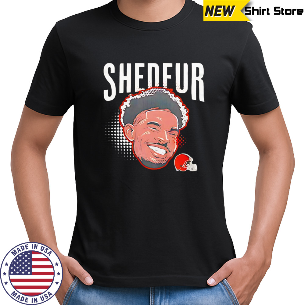 Shedeur Sanders Brown Cleveland Browns graphic shirt