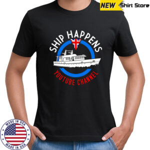 Ship Happens Youtube Channel Union Jack shirt