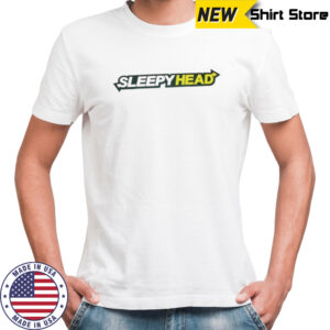 Sleepy head logo parody shirt