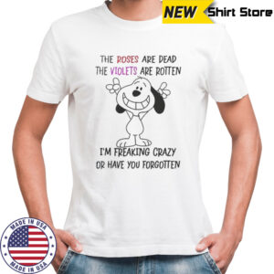 Snoopy I See What The Problem Is Here I’m Talking In English And You’re Listening In Stupidity T-Shirt