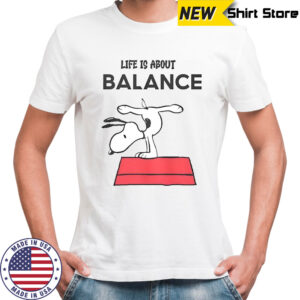 Snoopy Life Is About Balance T-Shirt