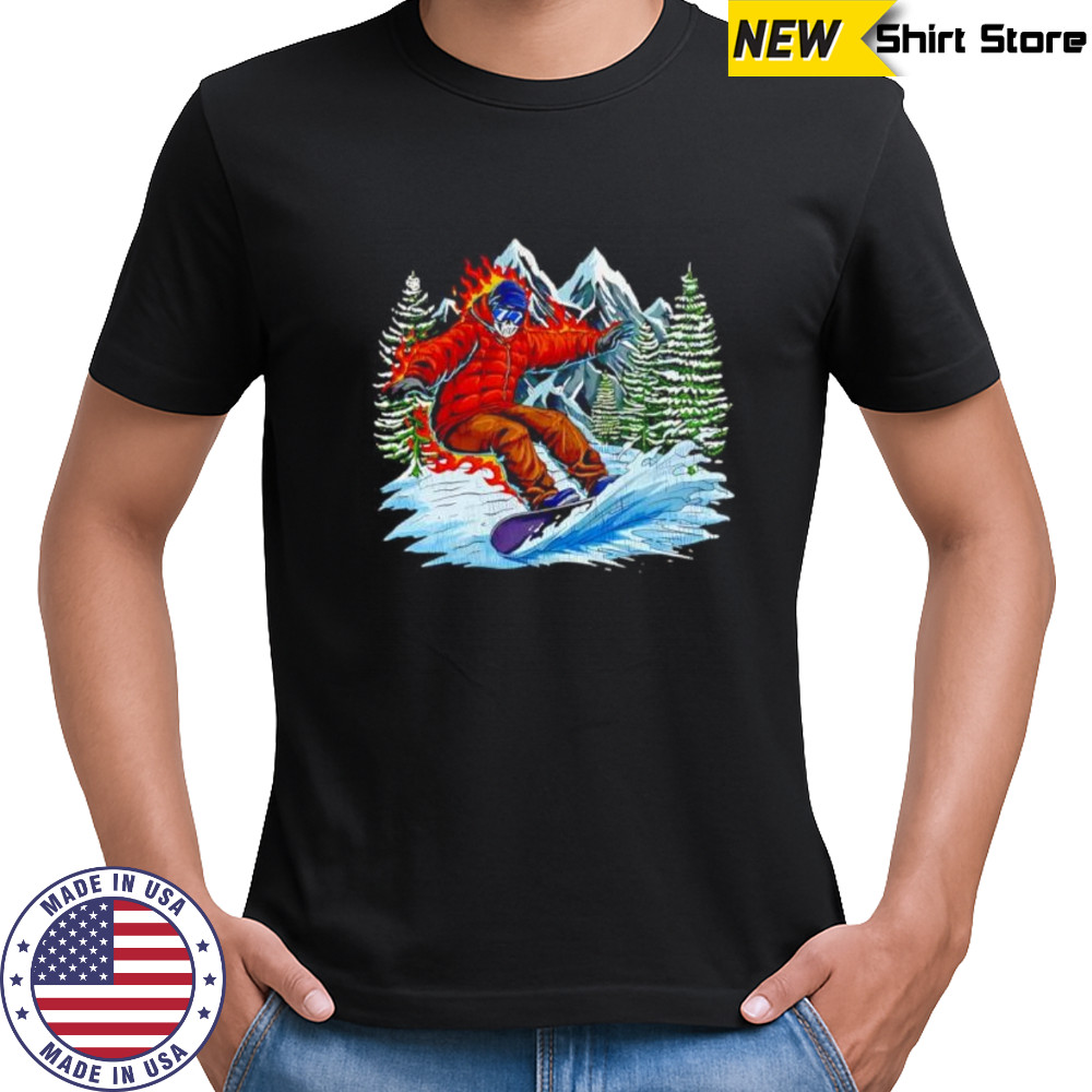 Snowboarding hunter shirt