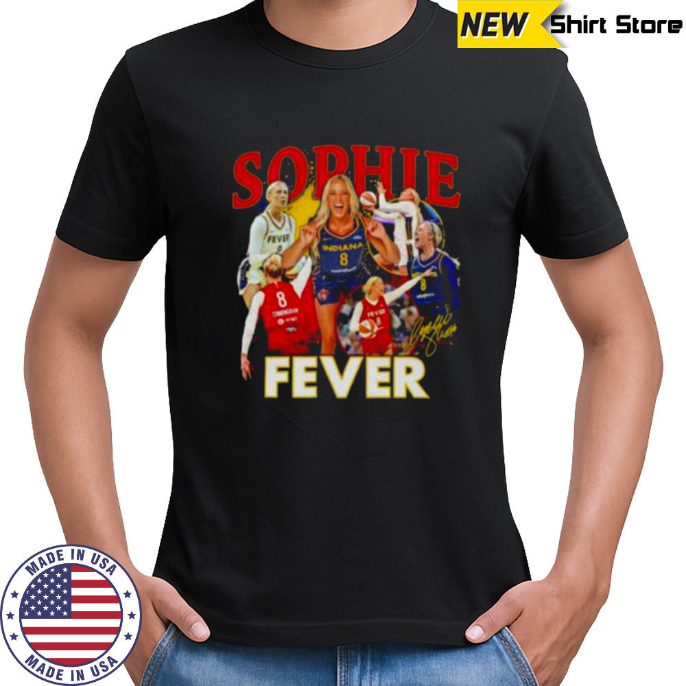 Sophie Cunningham Indiana Fever WNBA All Star collage signature shirt