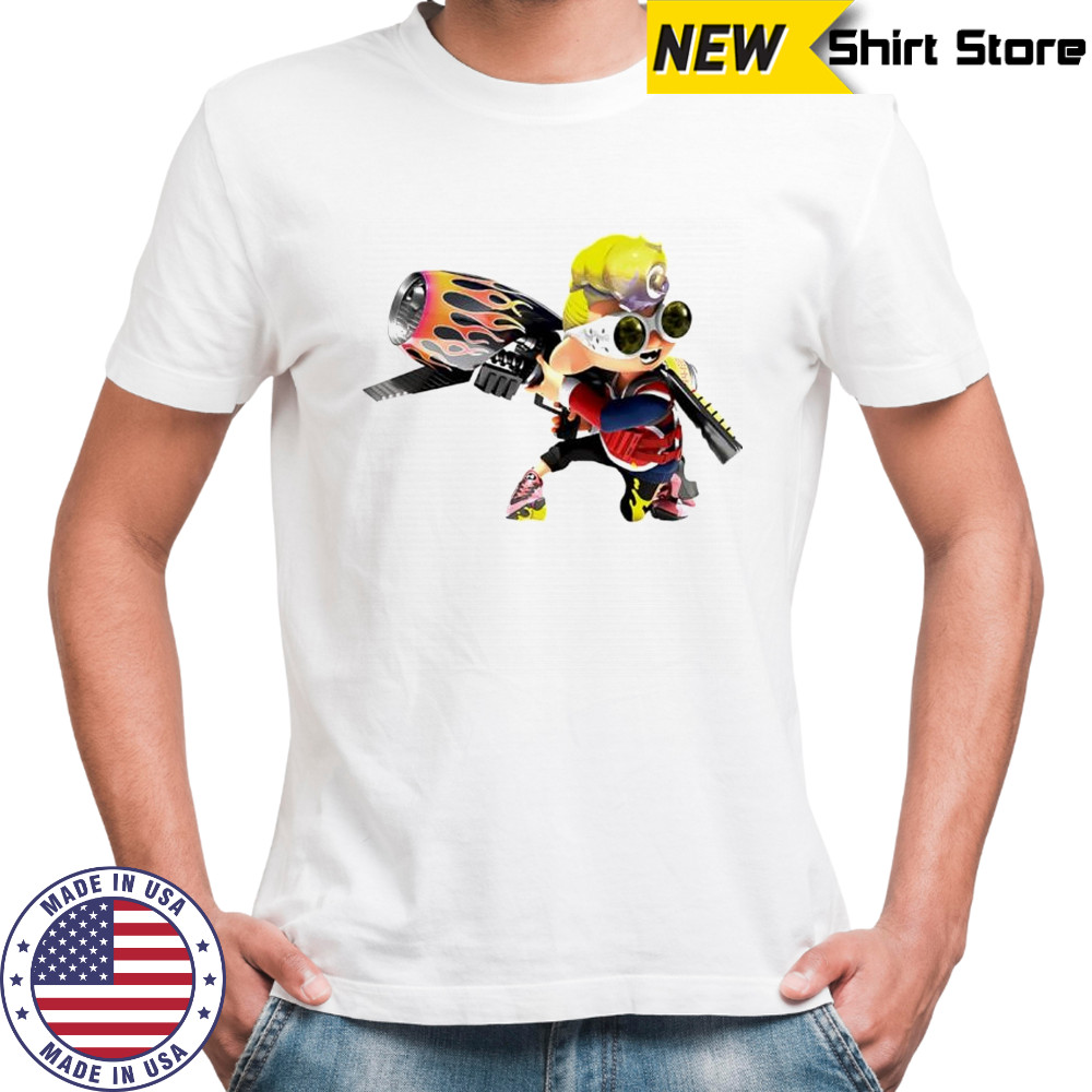 Splatoon Inkling with Heavy Weapon shirt