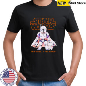 Star Wars Mandalorian And Grogu Trick Or Treat Halloween shirt