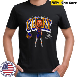 Steph Curry Golden State Warriors Cartoon signature shirt