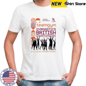 Team gym Gymmasitics British Championship 2025 shirt