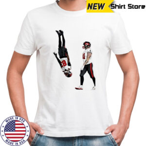 Tez Johnson Tampa Bay Buccaneers insane backflip shirt