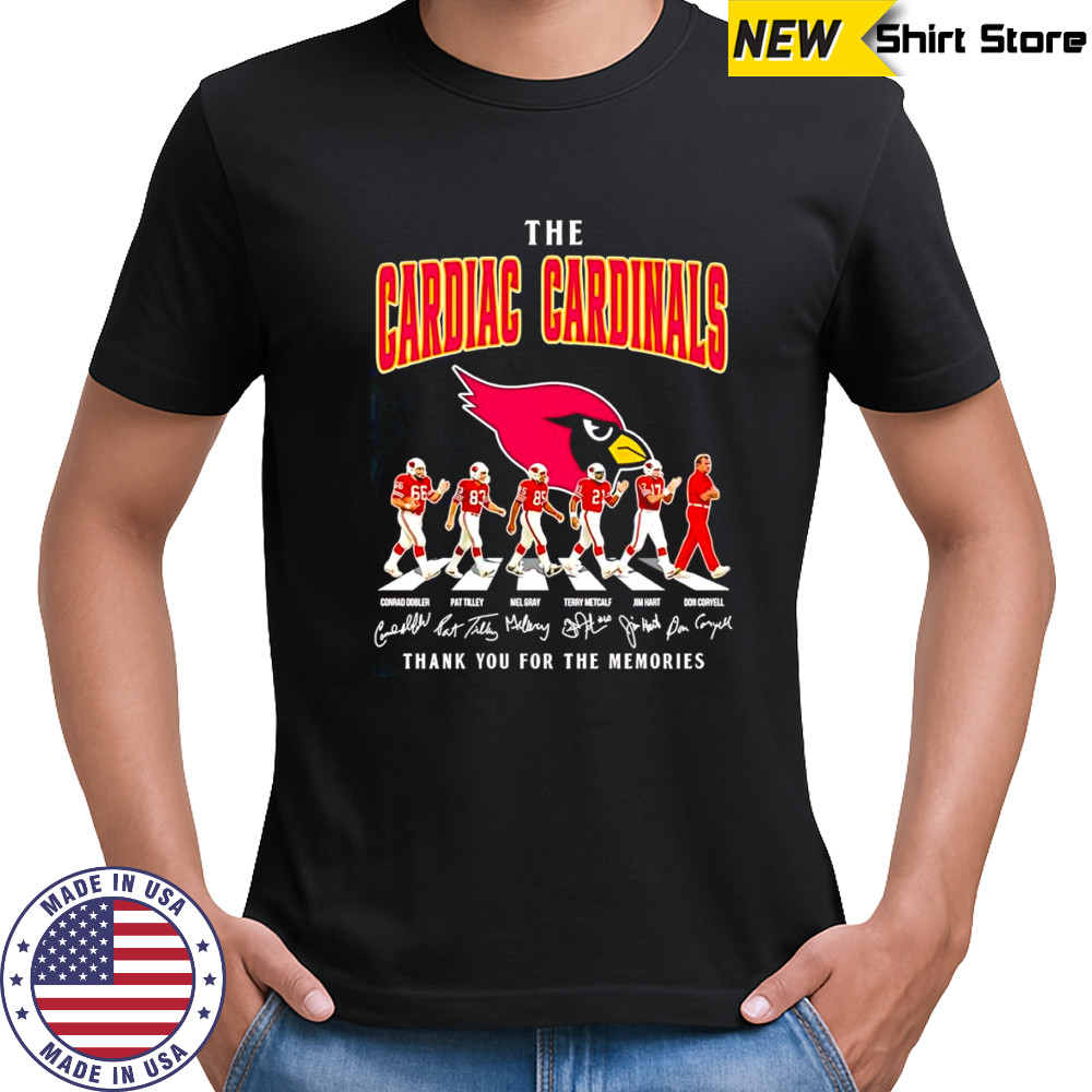 The Cardiac Cardinals Abbey Road thank you for the memories shirt