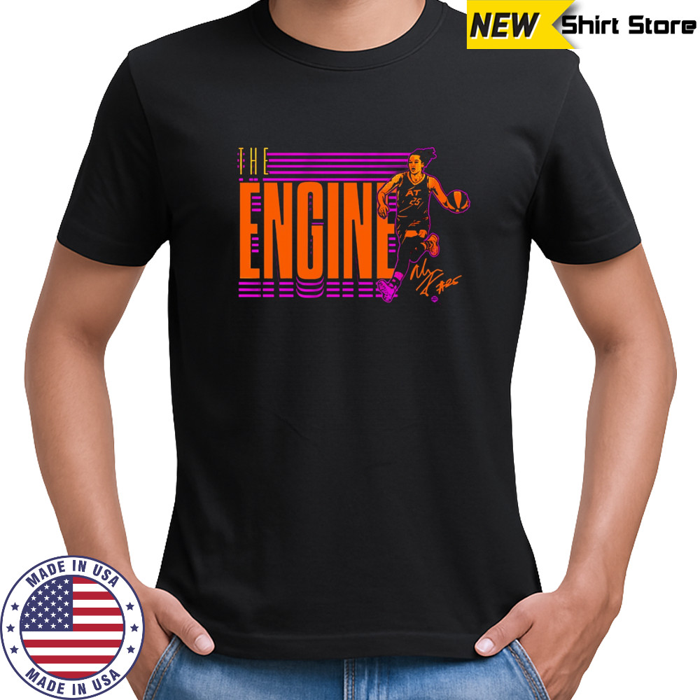 The engine Alyssa Thomas Phoenix Mercury WNBA signature shirt