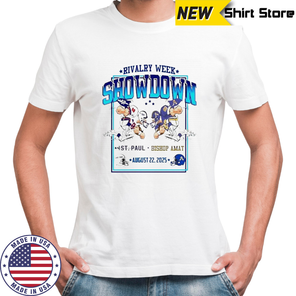 The Ghosts of St. Paul vs Bishop Amat 2025 Rivalry week showdown shirt