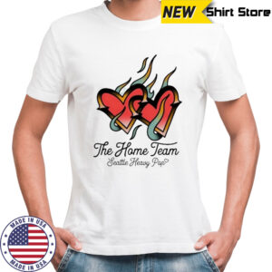 The Home Team Seattle Heavy Pop Burning Hearts T-Shirt