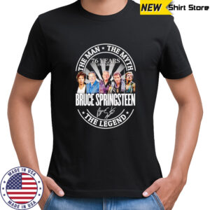 The man the myth the Legend Bruce Springsteen 76 years 1949 2025 shirt