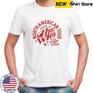 The Who North American tour 2025 the song is over shirt