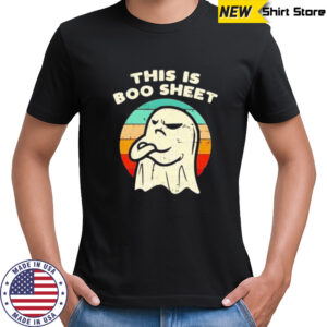 This is boo sheet ghost Halloween vintage shirt