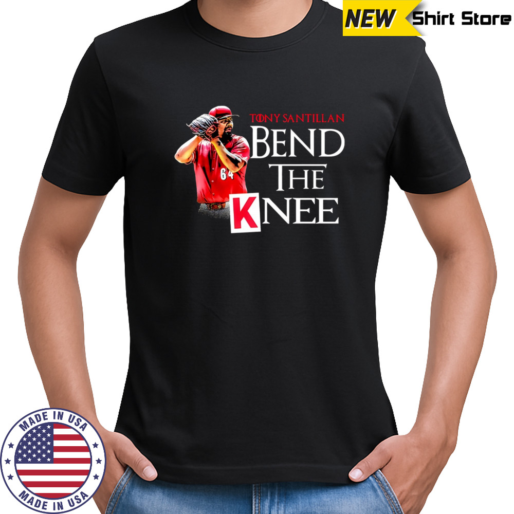 Tony Santillan Bend the Knee Cincinnati Reds MLB shirt