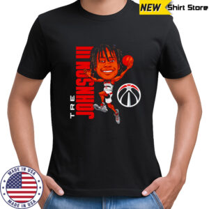Tre Johnson III Washington Wizards Caricature cartoon shirt