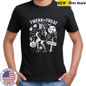 Twerk Or Treat Graveyard shirt