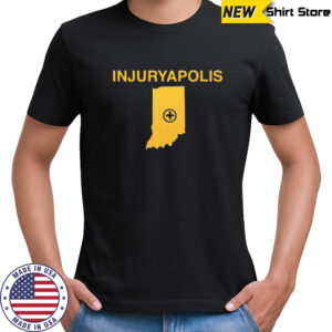 Tyler Smith wearing Injuryapolis shirt