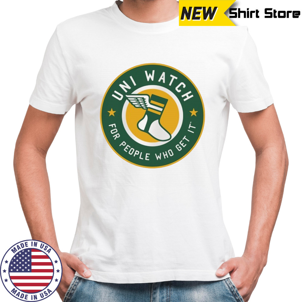 Uni Watch for people who get it logo shirt