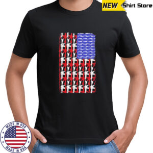 USA Guns and Bullets Flag shirt