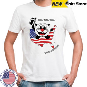 U.S.A. we love America cat shirt