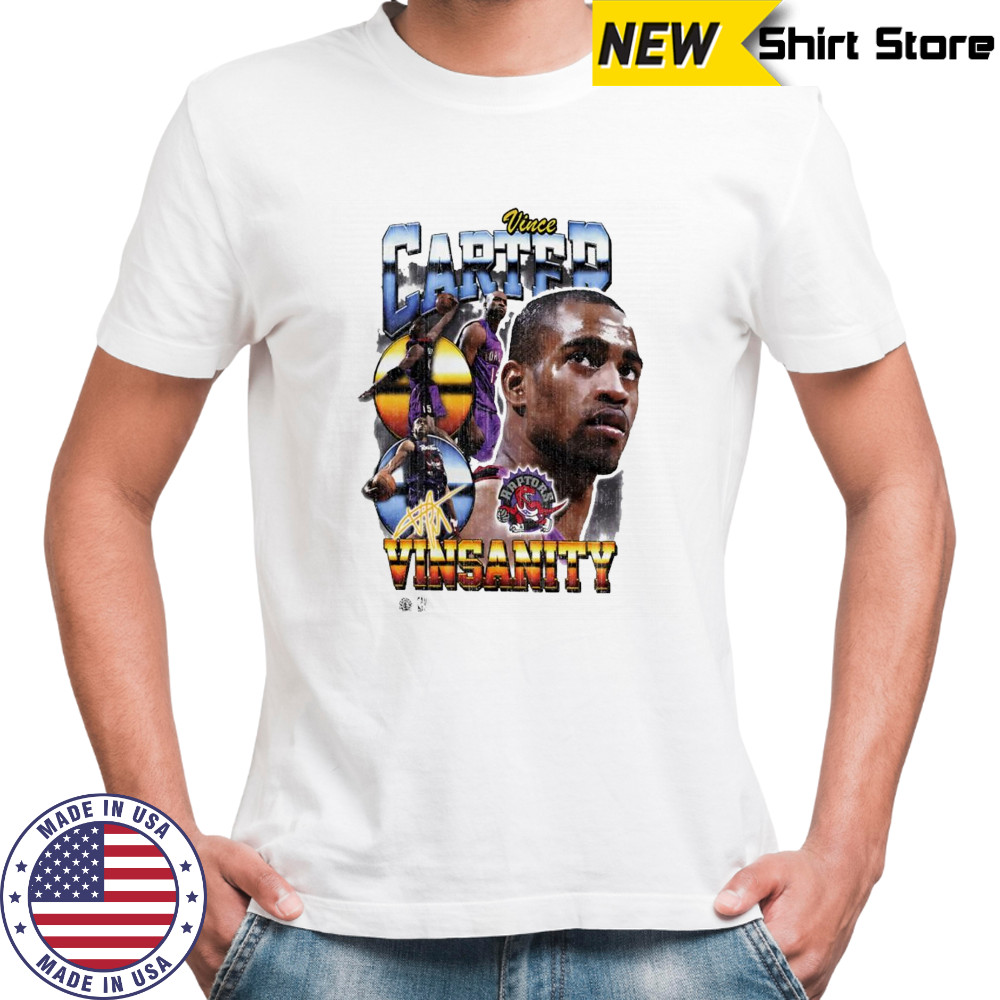 Vince Carter Toronto Raptors NBA signature retro shirt