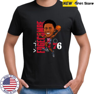 VJ Edgecombe Philadelphia 76ers caricature shirt