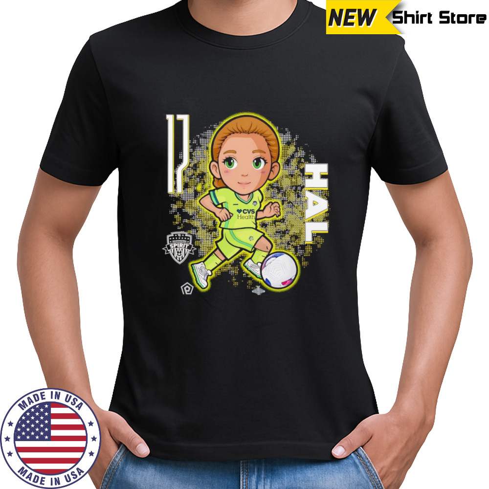 Washington Spirit Hal Hershfelt chibi cartoon shirt