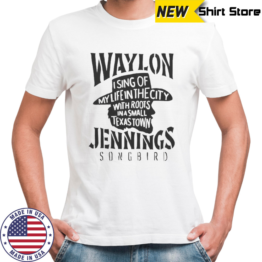 Waylon Jennings Songbird Cowboy T-Shirt