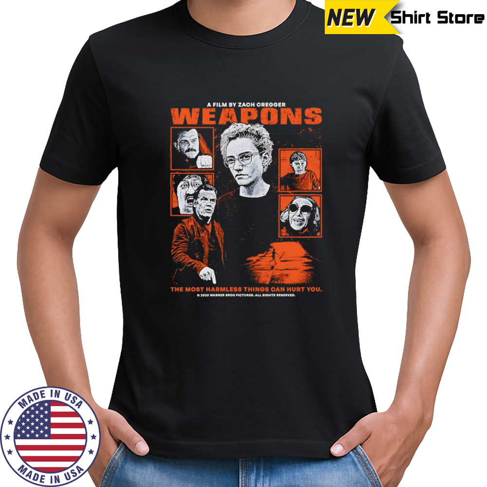 Weapons the most harmless things can hurt you shirt