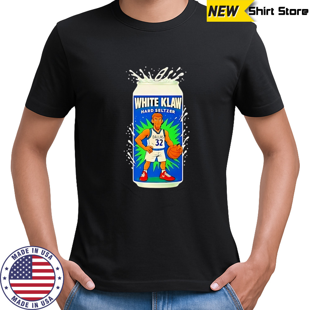 White Klaw Hard Seltzer Cooper Flagg Dallas Mavericks shirt