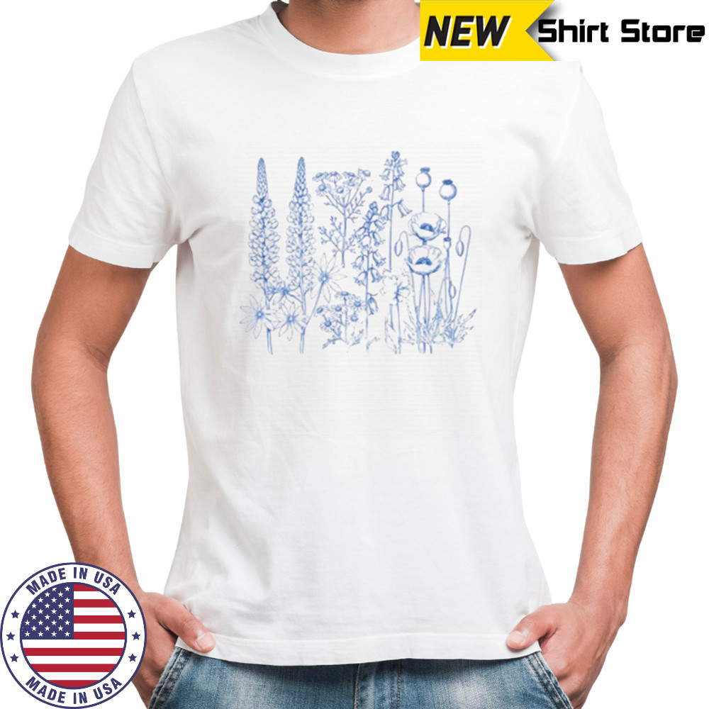 Wildflower bouquet retro shirt
