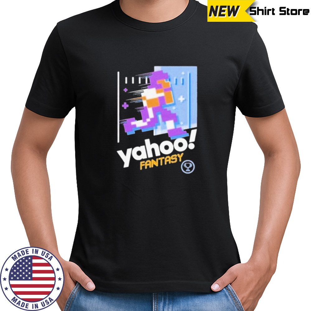 Yahoo fantasy 8 bit shirt