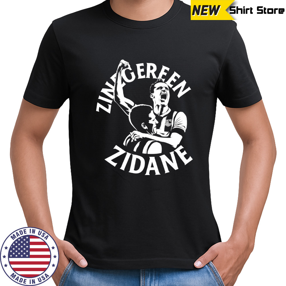 Zinedine Zidane Real Madrid CF black white shirt