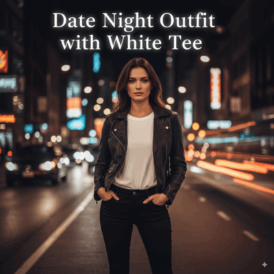 Date Night: Leather Jacket and Slim Trousers