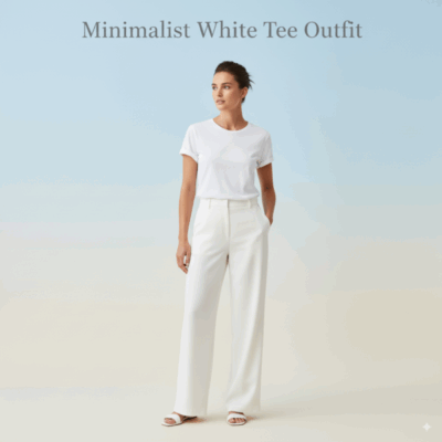 Minimalist Chic: Monochrome White Look