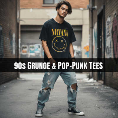 The 90s and 2000s: Grunge and Pop-Punk Influence