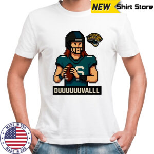 Acksonville Jaguars Duuuuuuvalll pixel art shirt