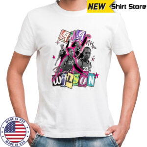 A’ja Riyadh Wilson Las Vegas Aces signature shirt