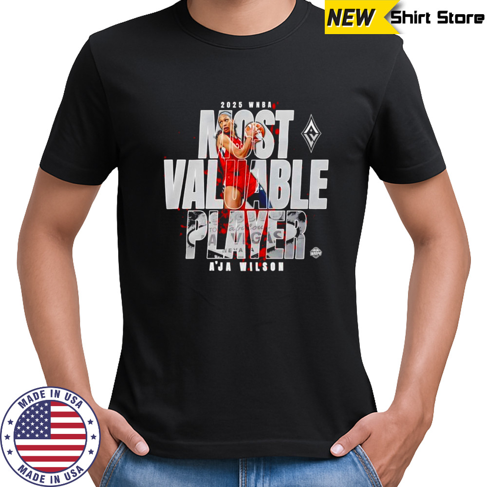 A’ja Wilson Las Vegas Aces Stadium Essentials 2025 WNBA MVP Player shirt