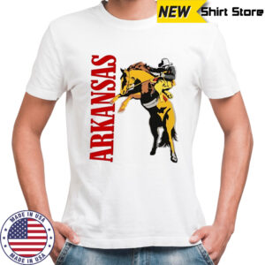 Arkansas cowboy horse shirt