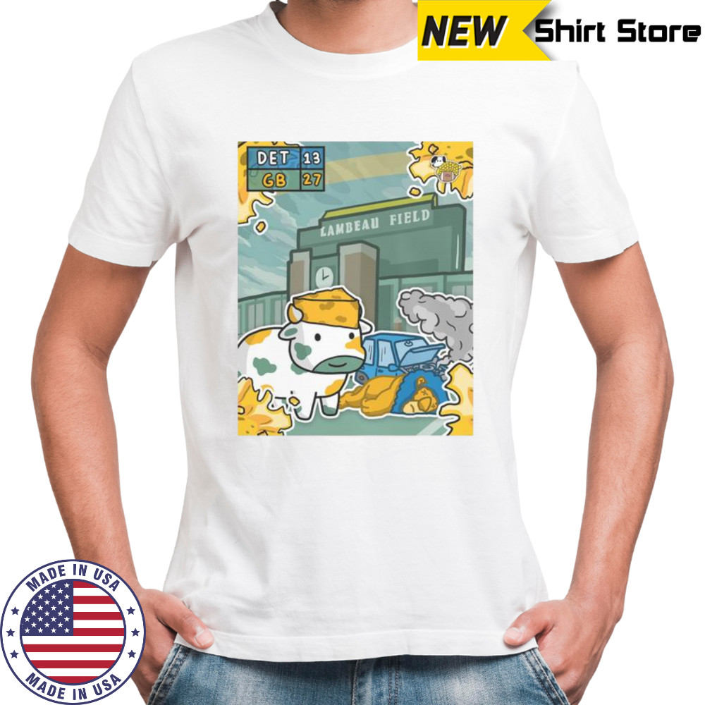 Awesome The Green Bay Packers Take Out The Motor City Kitties Detroit Lions T-Shirt