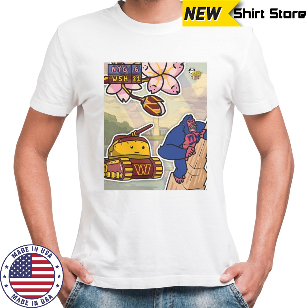 Awesome The Washing Commanders Take Control Of The New York Giants T-Shirt