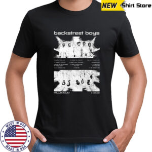Backstreet Boys Mirrored Millennium 1999 2025 T-shirt