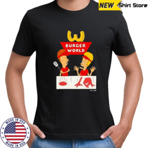 Beavis And Butt Head Burger World Cartoon T-shirt